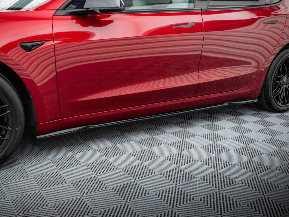 Side Skirts Diffusers V.2 Tesla Model 3 FL Project Highland