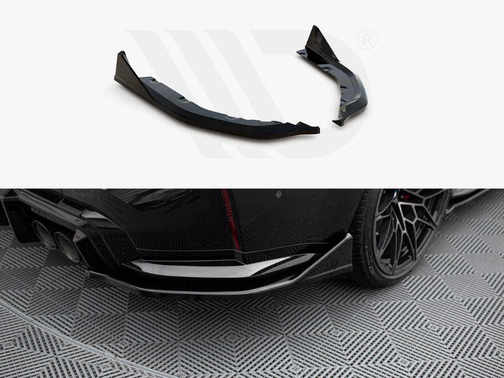 Rear Side Splitters V.6 Csl Look (For Rear Valance V.1) Bmw M3 G80