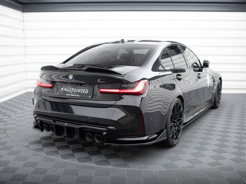Rear Side Splitters V.6 Csl Look (For Rear Valance V.1) Bmw M3 G80