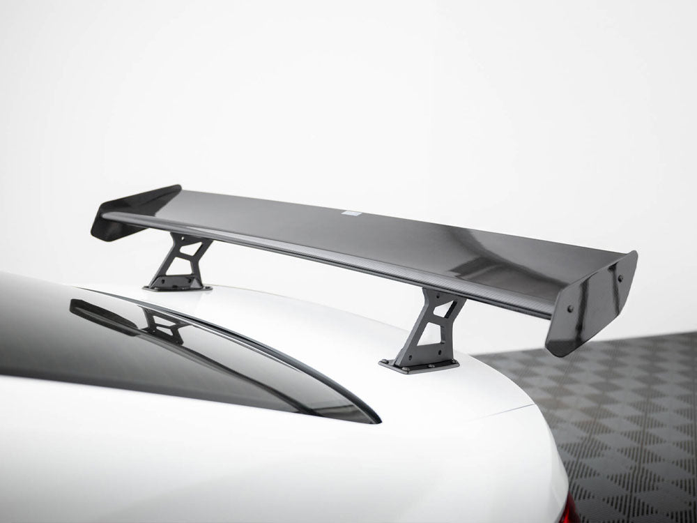 Carbon Spoiler With Internal Brackets Uprights + Led Volkswagen Jetta Gli Mk7