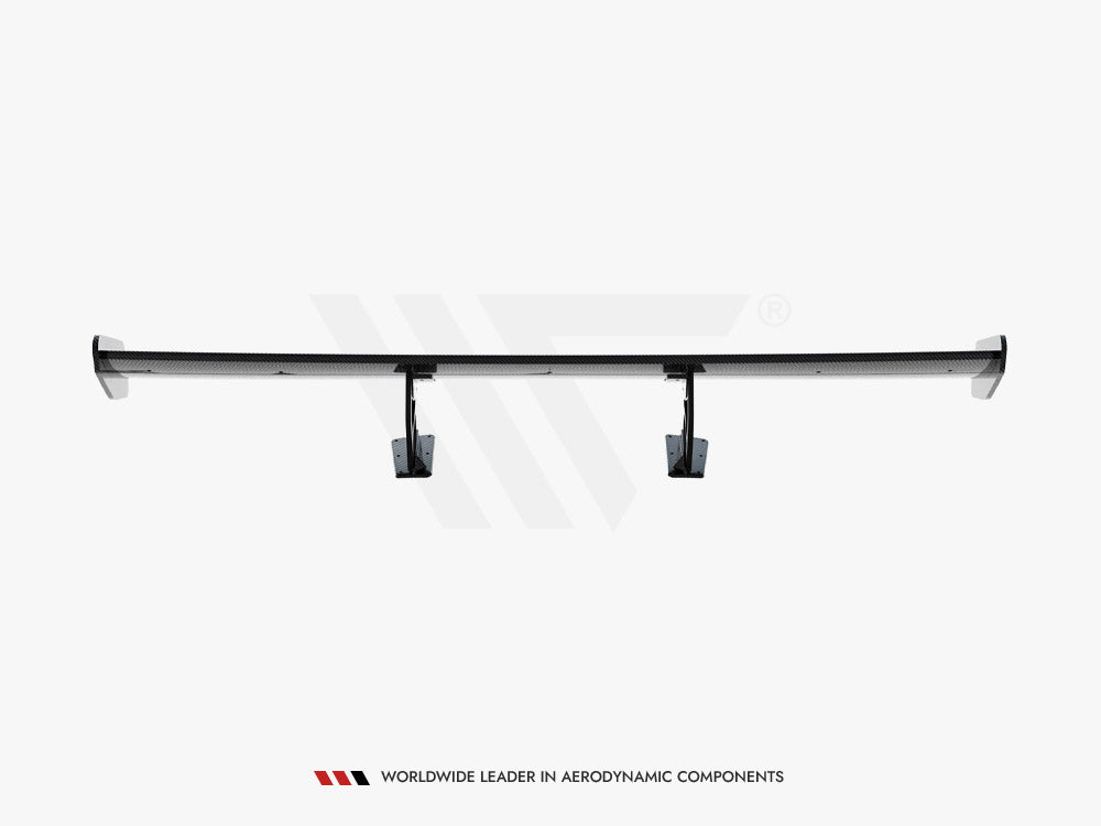 Carbon Spoiler With Internal Brackets Uprights V.2 Porsche 718 Cayman Gts 982C