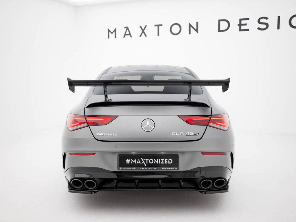 Carbon Spoiler With Internal Brackets Uprights Mercedes-Benz CLA Coupe C118 / C118 Facelift
