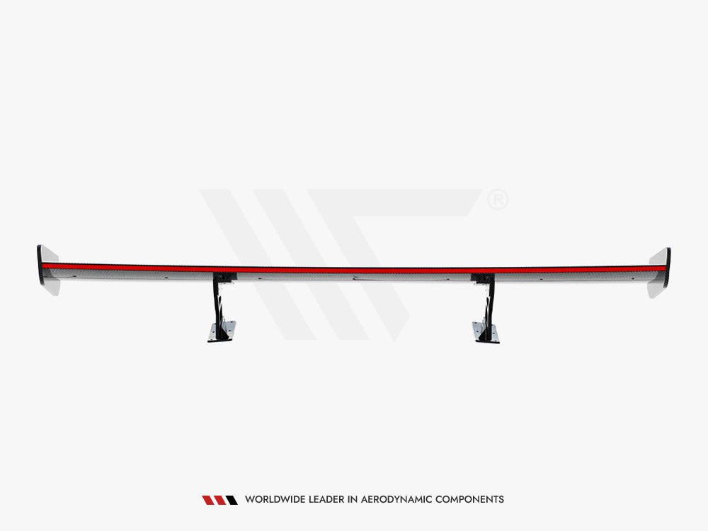 Carbon Spoiler With Internal Brackets Uprights + LED Mercedes-Benz CLA Coupe C118 / C118 Facelift