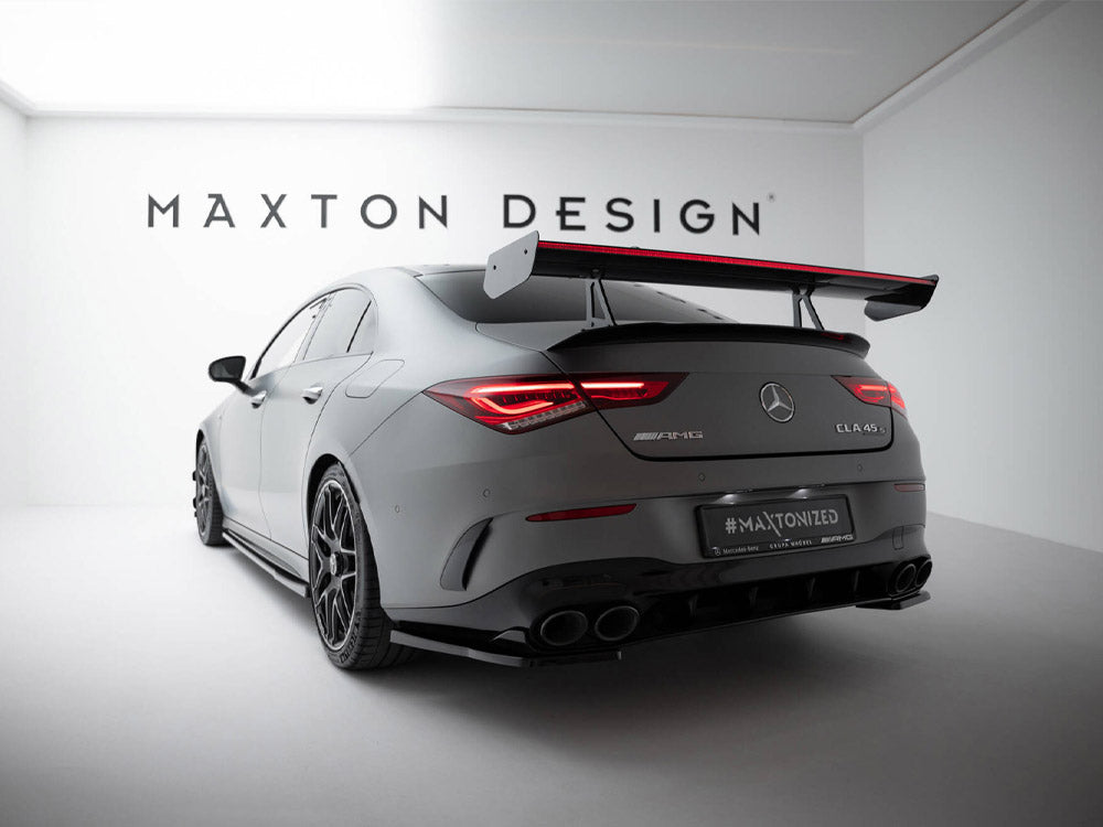 Carbon Spoiler With Upper Swan Mounting + LED Mercedes-Benz CLA Coupe C118 / C118 Facelift