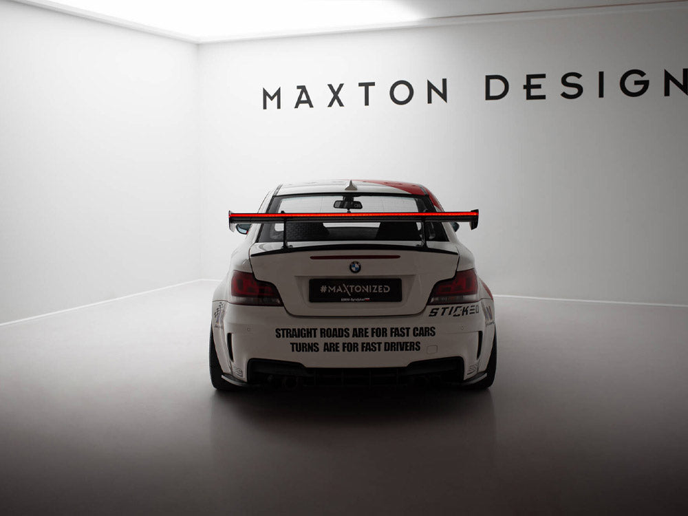 Carbon Spoiler With Upper Swan Mounting + Led Bmw 1 M E82