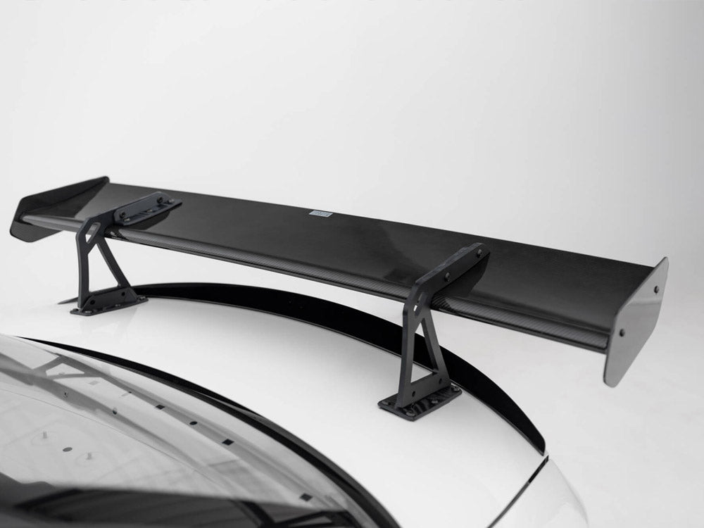 Carbon Spoiler With Upper Swan Mounting + Led Bmw 1 M E82