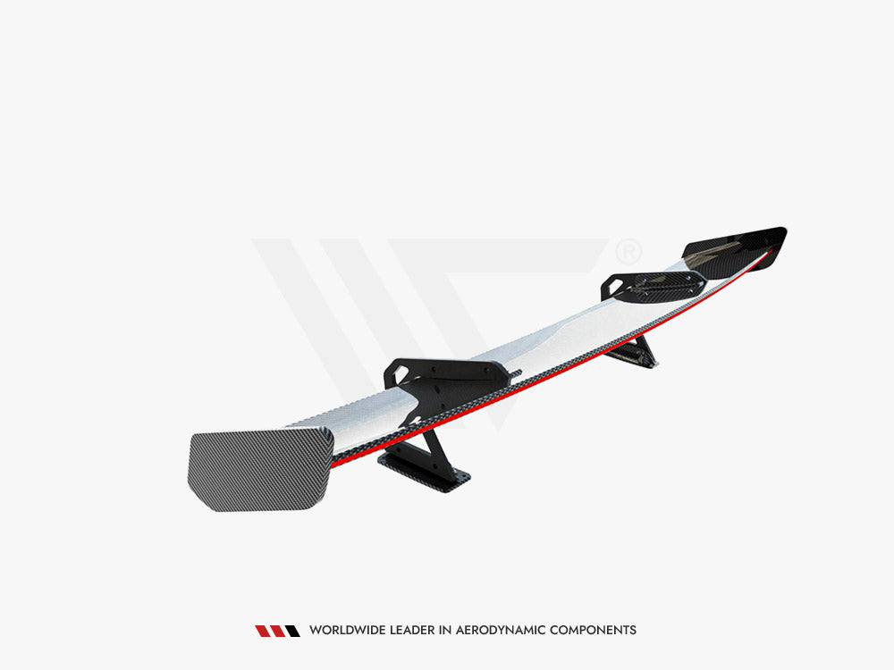 Carbon Spoiler With Upper Swan Mounting + Led Bmw 1 M E82