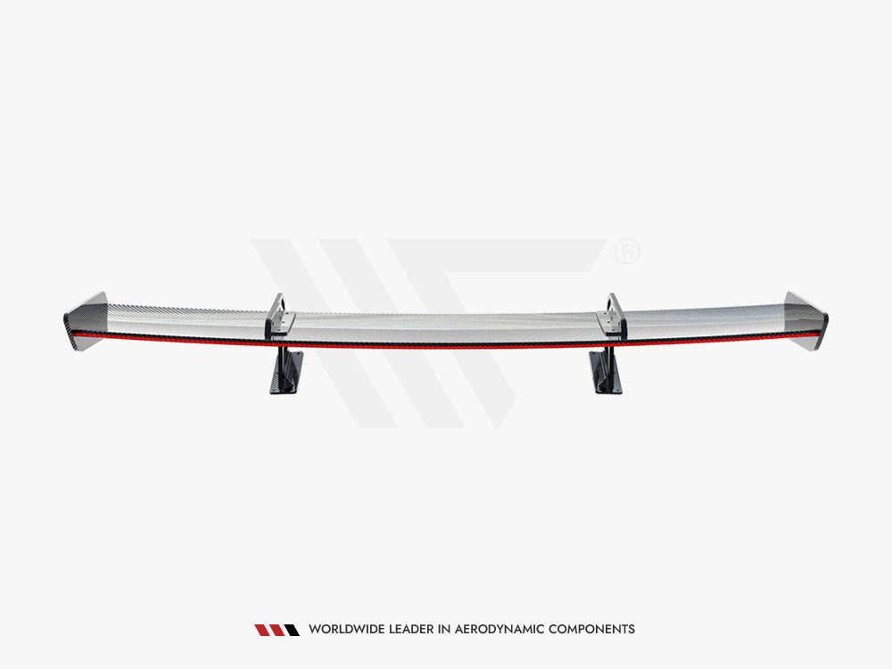 Carbon Spoiler With Upper Swan Mounting + Led Bmw 1 M E82