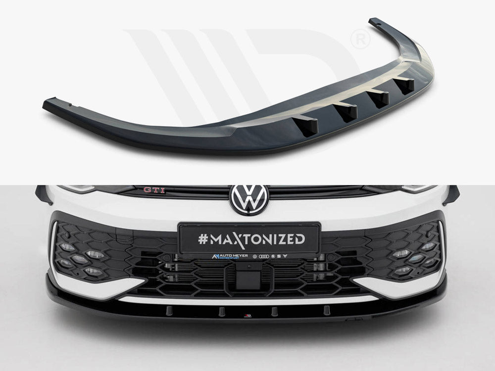 Front Splitter V.2 Volkswagen Golf Gti / Gte / R-Line Mk8 Facelift