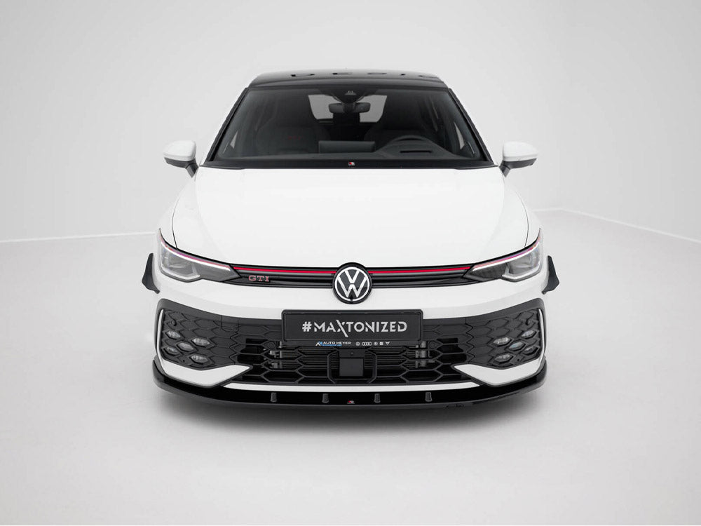 Front Splitter V.2 Volkswagen Golf Gti / Gte / R-Line Mk8 Facelift