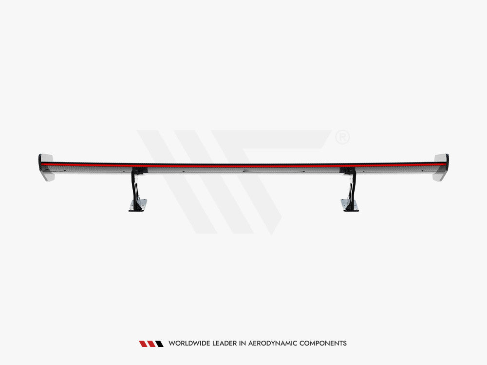 Carbon Spoiler With Internal Brackets Uprights + Led Bmw 5 / M5 Sedan G30 / F90