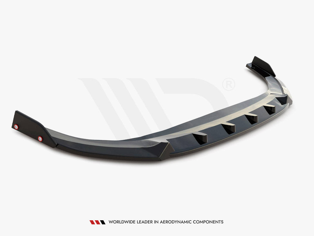 Front Splitter V.2 + Flaps Volkswagen Golf Gti / Gte / R-Line Mk8 Facelift