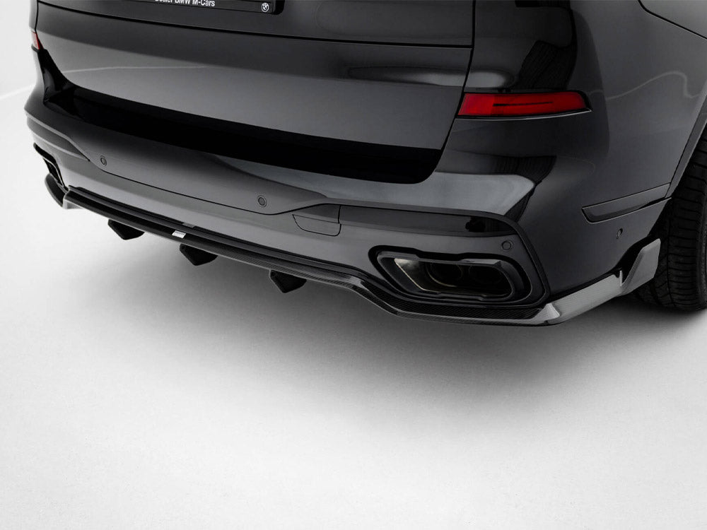 Carbon Fiber Rear Diffuser Bmw X7 M-Pack G07 Facelift