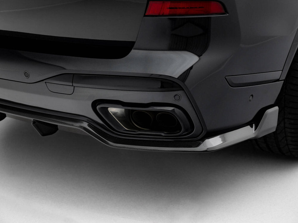 Carbon Fiber Rear Diffuser Bmw X7 M-Pack G07 Facelift