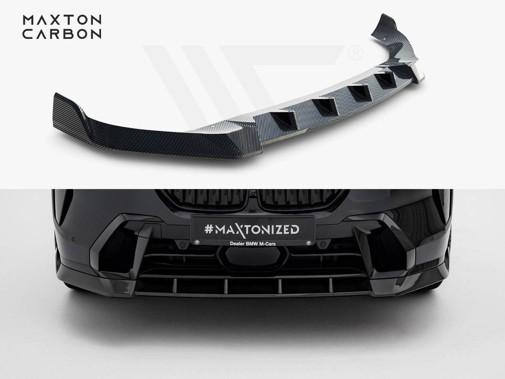 Carbon Fiber Front Splitter Bmw X7 M-Pack G07 Facelift