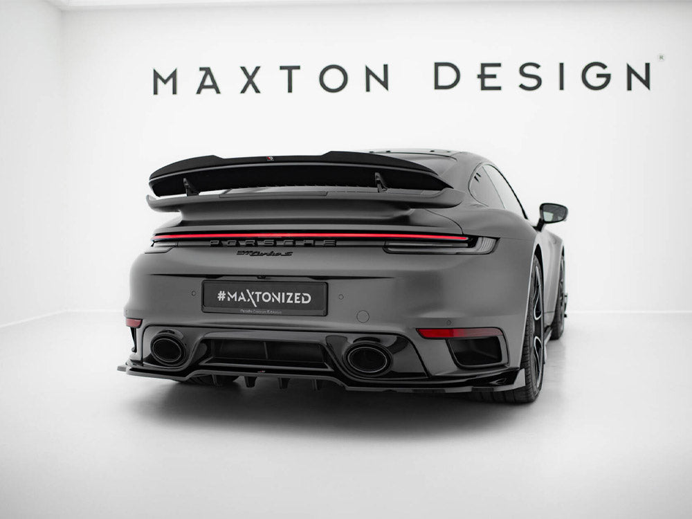 Rear Splitter (Vertical Bars) Porsche 911 Turbo S Sport Package 992