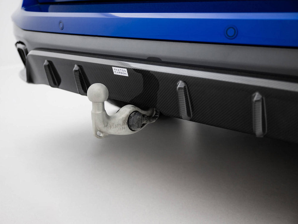 Prepreg Carbon Fiber Rear Diffuser Bmw X5 M-Pack G05 Facelift