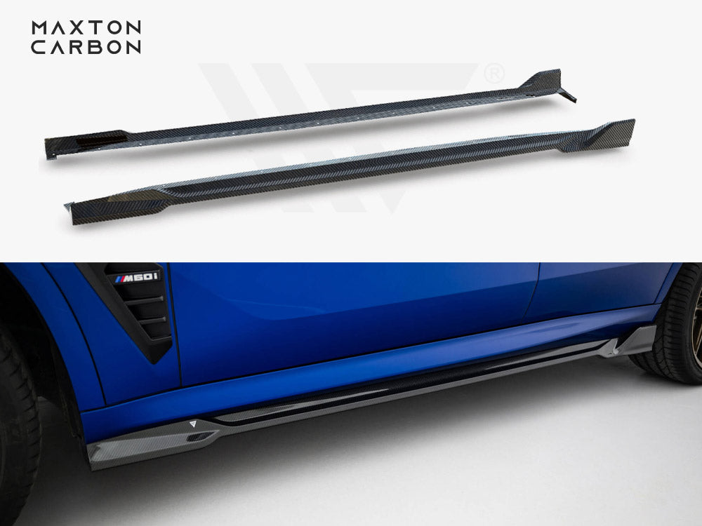 Prepreg Carbon Fiber Side Skirts Bmw X5 M-Pack G05 Facelift