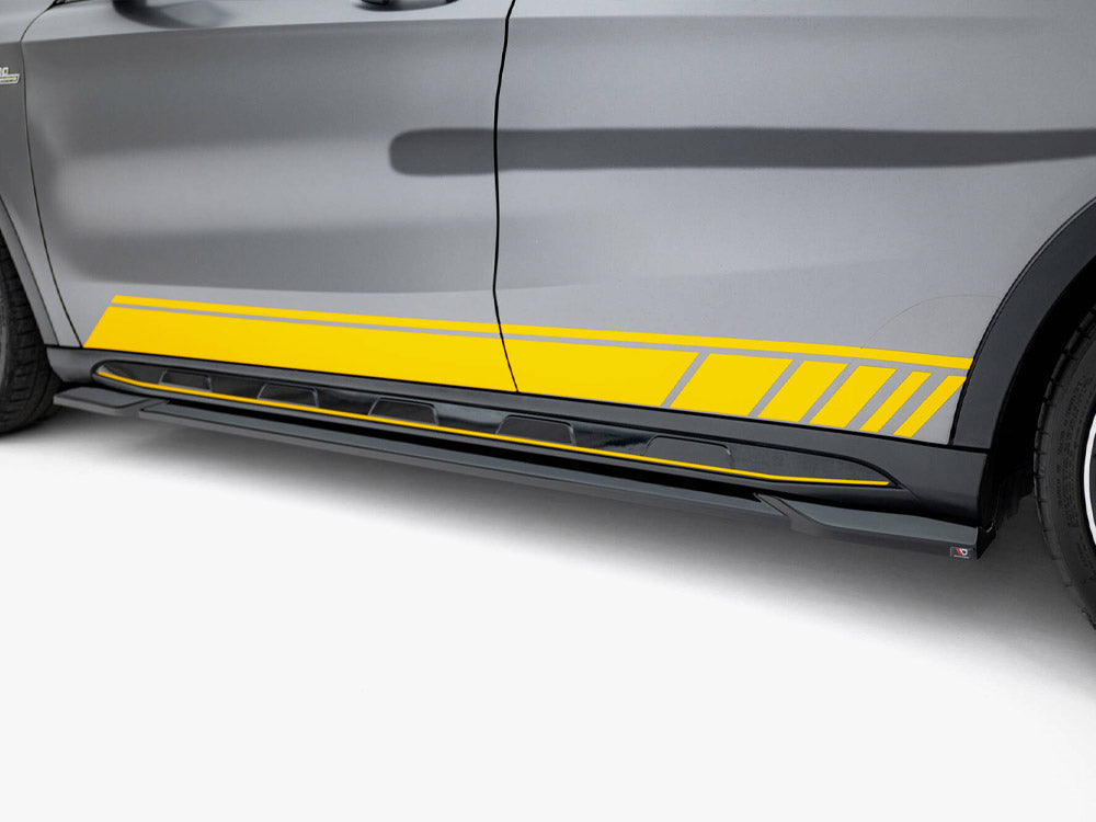 Side Skirts Diffusers V.2 Mercedes-Benz GLA 45 AMG X156