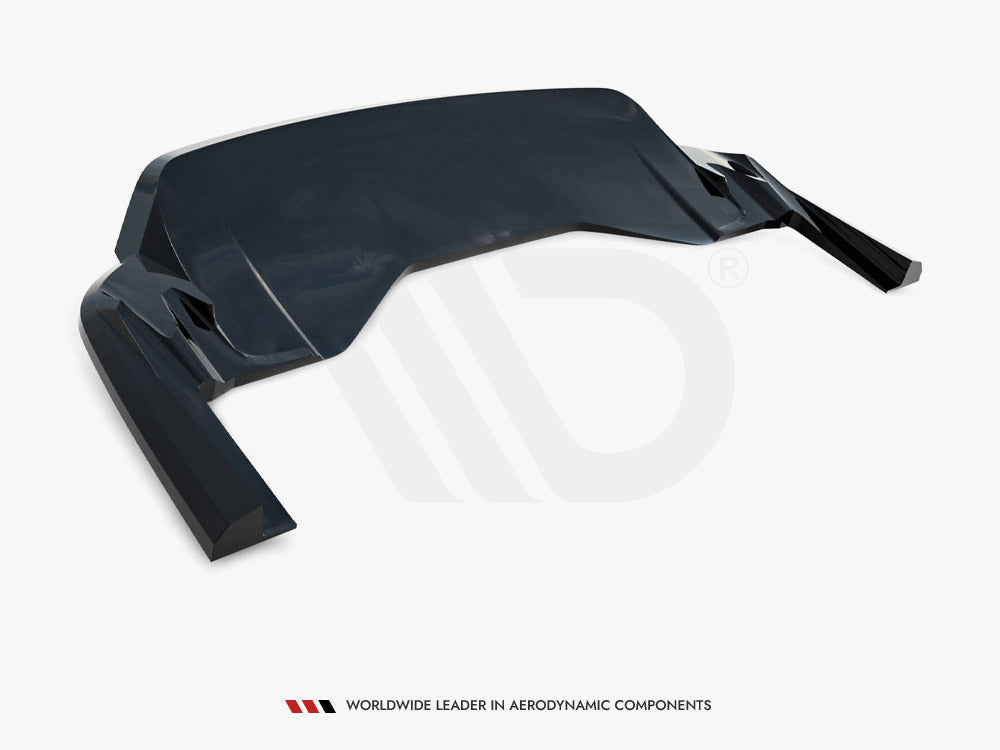 Rear Splitter (Vertical Bars) Porsche Taycan Turbo S Mk1