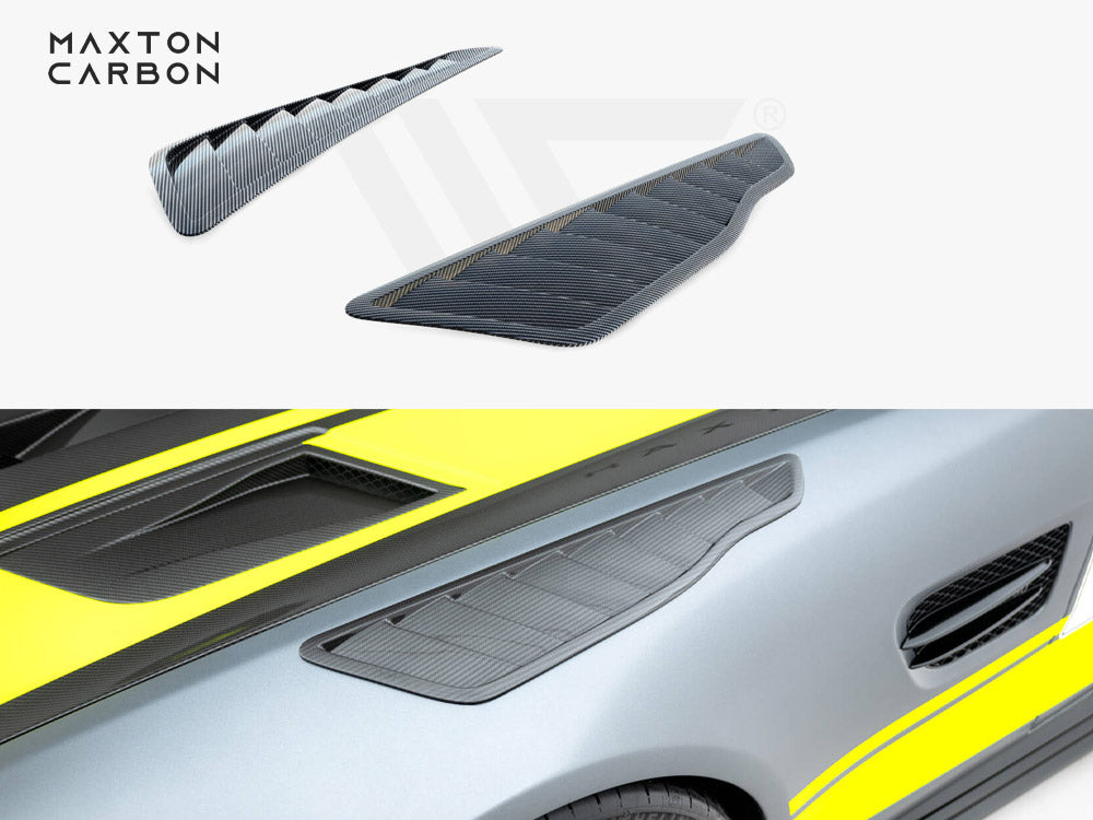 Prepreg Carbon Front Fender Side Vents Mercedes-AMG GT C C190 Facelift
