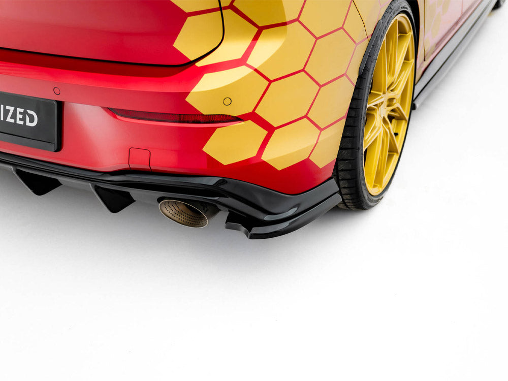 Rear Side Splitters V.4 Volkswagen Golf Gti Clubsport Mk8 Facelift