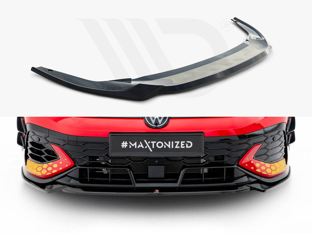 Front Splitter V.4 Volkswagen Golf Gti Clubsport Mk8 Facelift