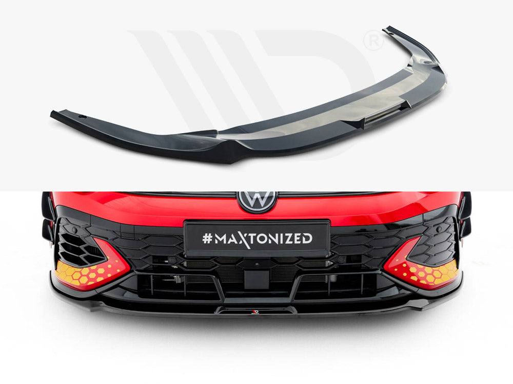 Front Splitter V.3 Volkswagen Golf Gti Clubsport Mk8 Facelift
