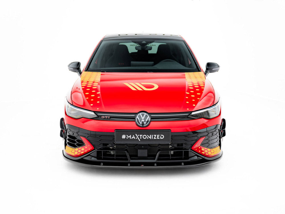 Front Splitter V.2 Volkswagen Golf Gti Clubsport Mk8 Facelift
