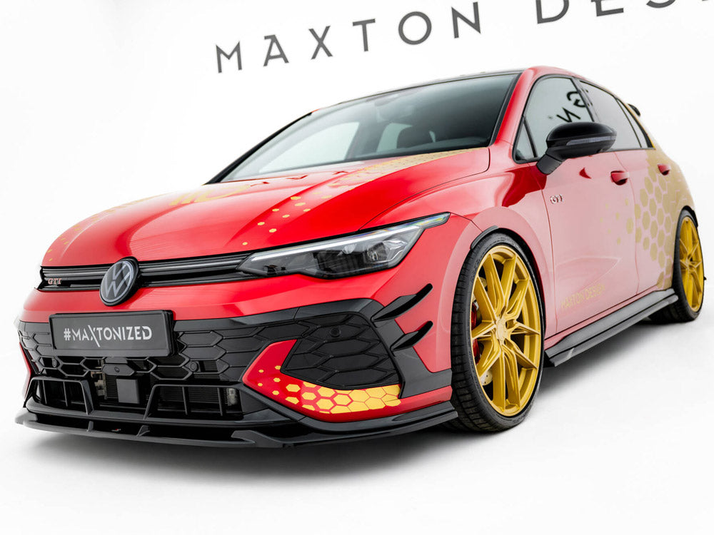 Front Splitter V.1 Volkswagen Golf Gti Clubsport Mk8 Facelift