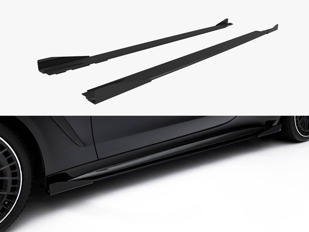 Street PRO Side Skirts Diffusers + Flaps Mercedes-AMG CLE 53 C236