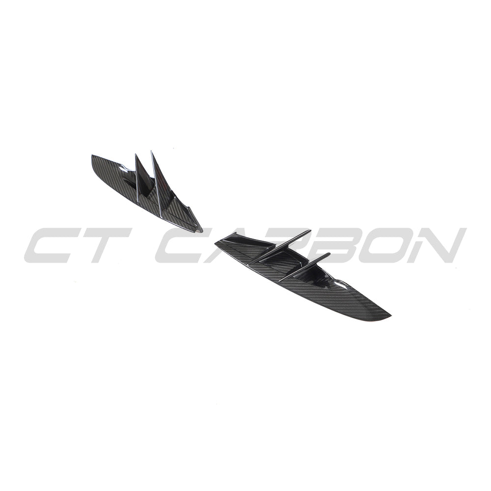 TOYOTA SUPRA 2020+ A90 CARBON FIBRE FRONT BUMPER VENT TRIM