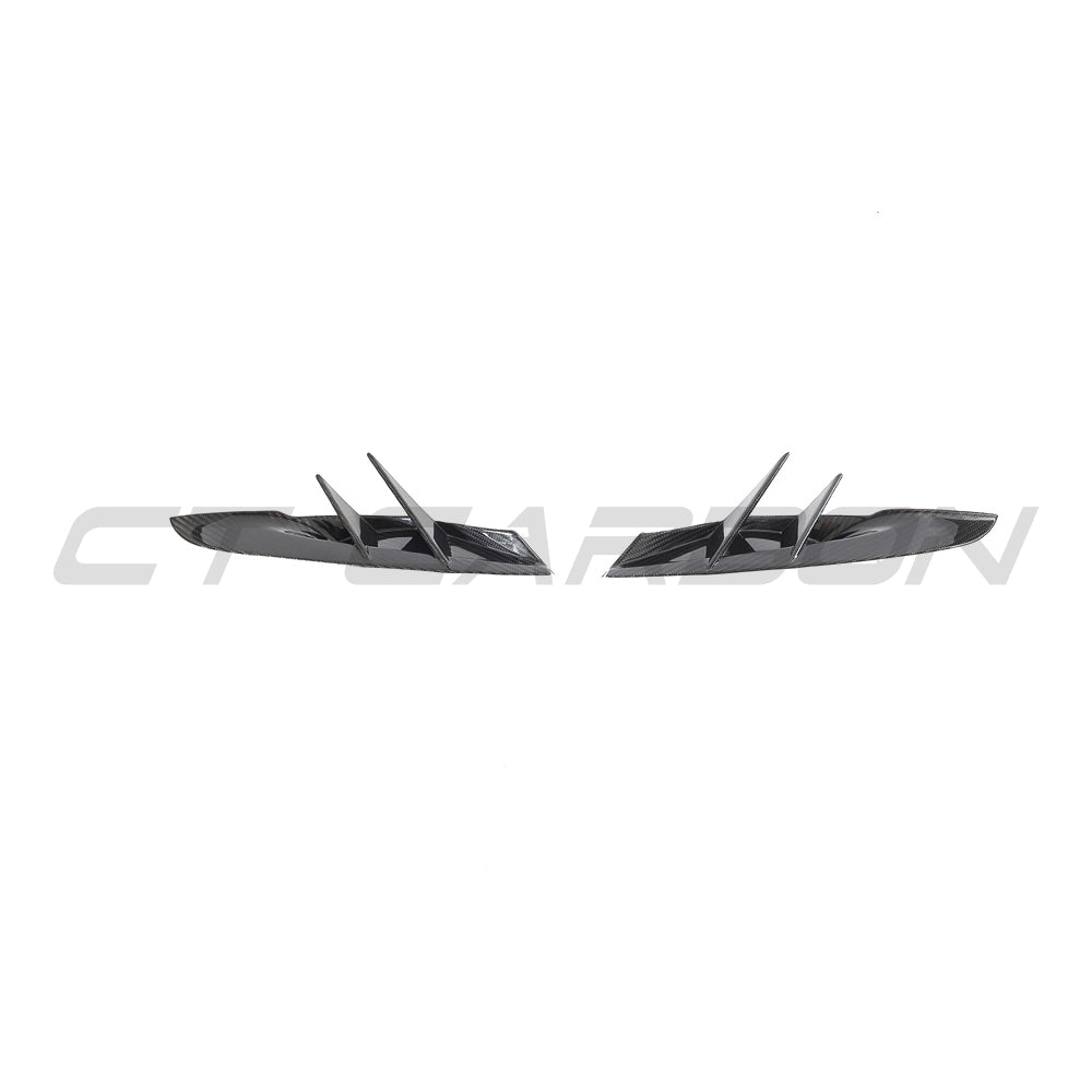 TOYOTA SUPRA 2020+ A90 CARBON FIBRE FRONT BUMPER VENT TRIM