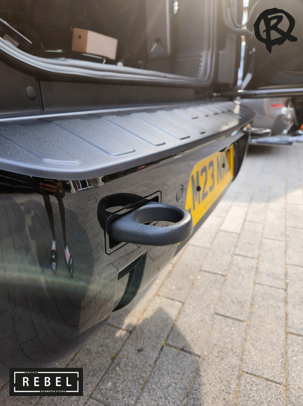 Defender L663 XL Bumper Protector - Black / Silver