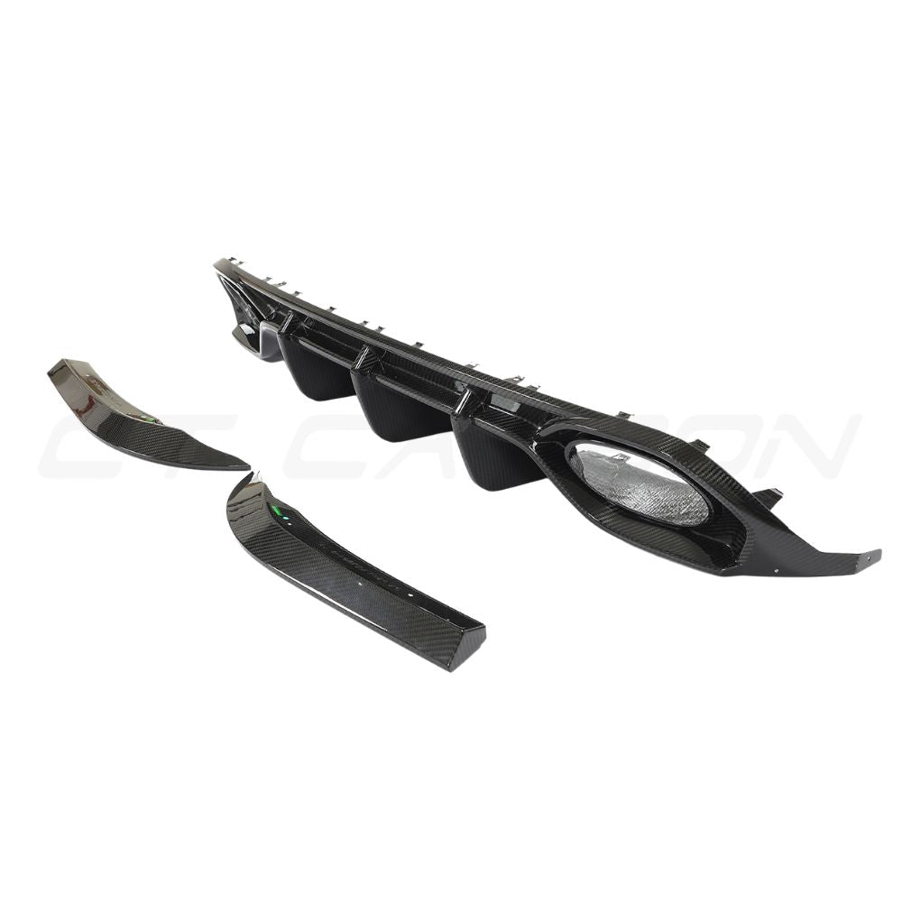 AUDI RS3 8Y 2022-2024 SALOON CARBON FIBRE DIFFUSER - CT DESIGN
