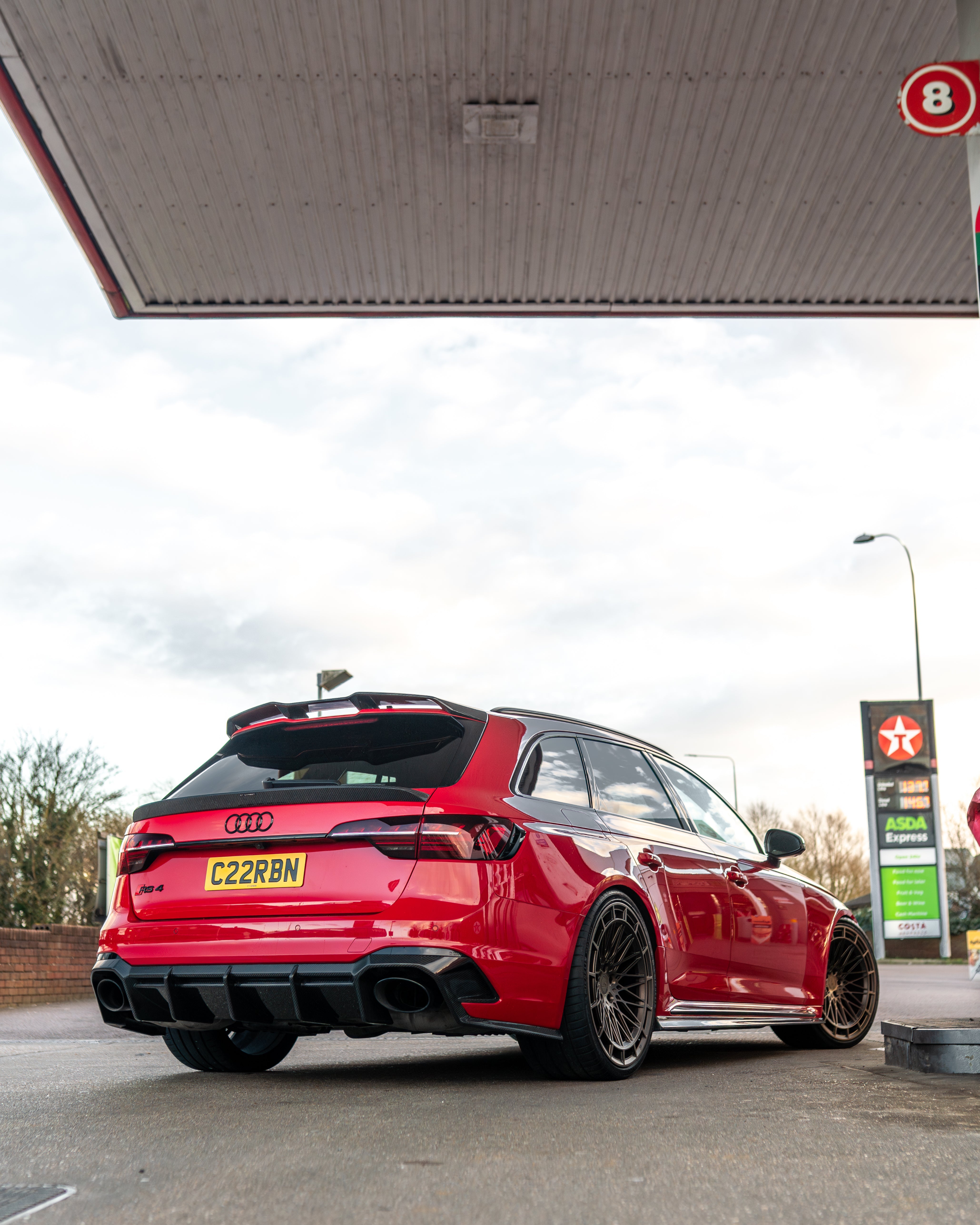 AUDI RS4 B9 & B9.5 2016-2024 CARBON FIBRE DIFFUSER - CT DESIGN