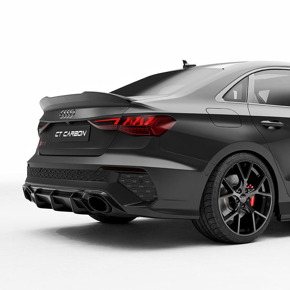 AUDI RS3 8Y 2022-2024 CARBON FIBRE REAR DIFFUSER V2 - CT DESIGN