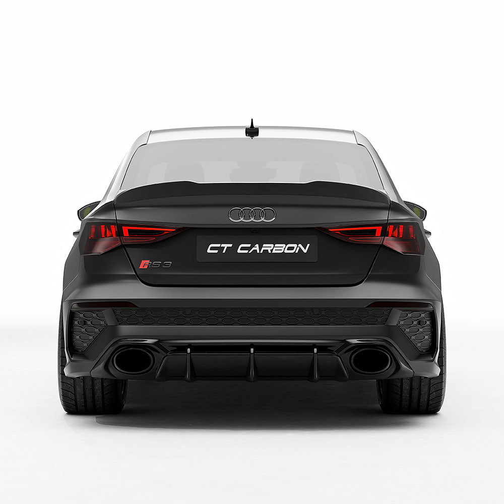 AUDI RS3 8Y 2022-2024 CARBON FIBRE REAR DIFFUSER V2 - CT DESIGN