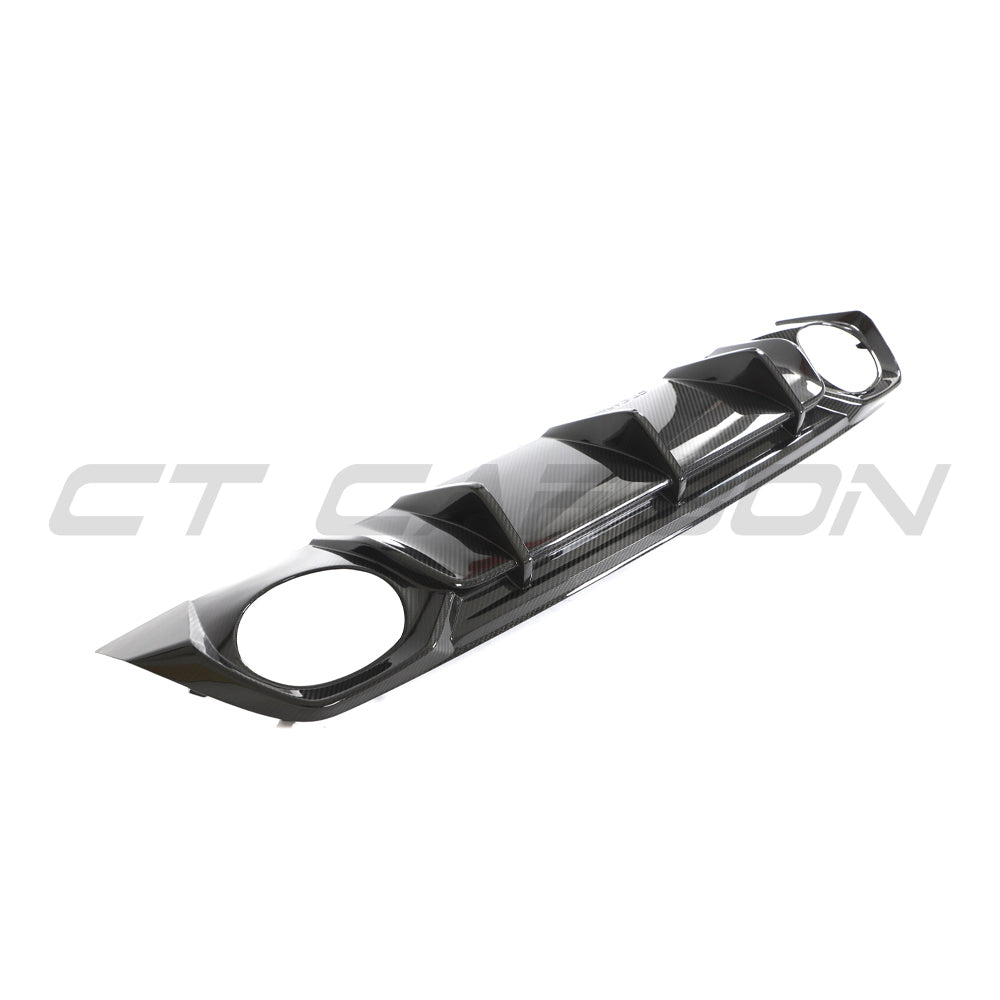 AUDI RS3 8Y 2022-2024 CARBON FIBRE REAR DIFFUSER V2 - CT DESIGN