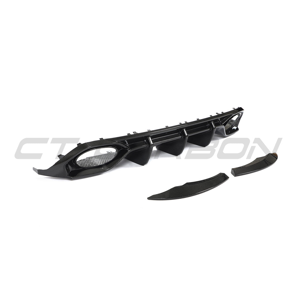 AUDI RS3 8Y 2022-2024 SPORTBACK CARBON FIBRE DIFFUSER - CT DESIGN