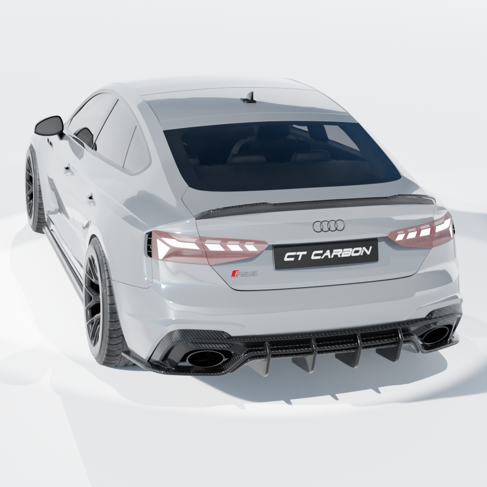 AUDI RS5 B9.5 SPORTBACK 2020-2024 CARBON FIBRE SIDE SKIRTS - CT DESIGN