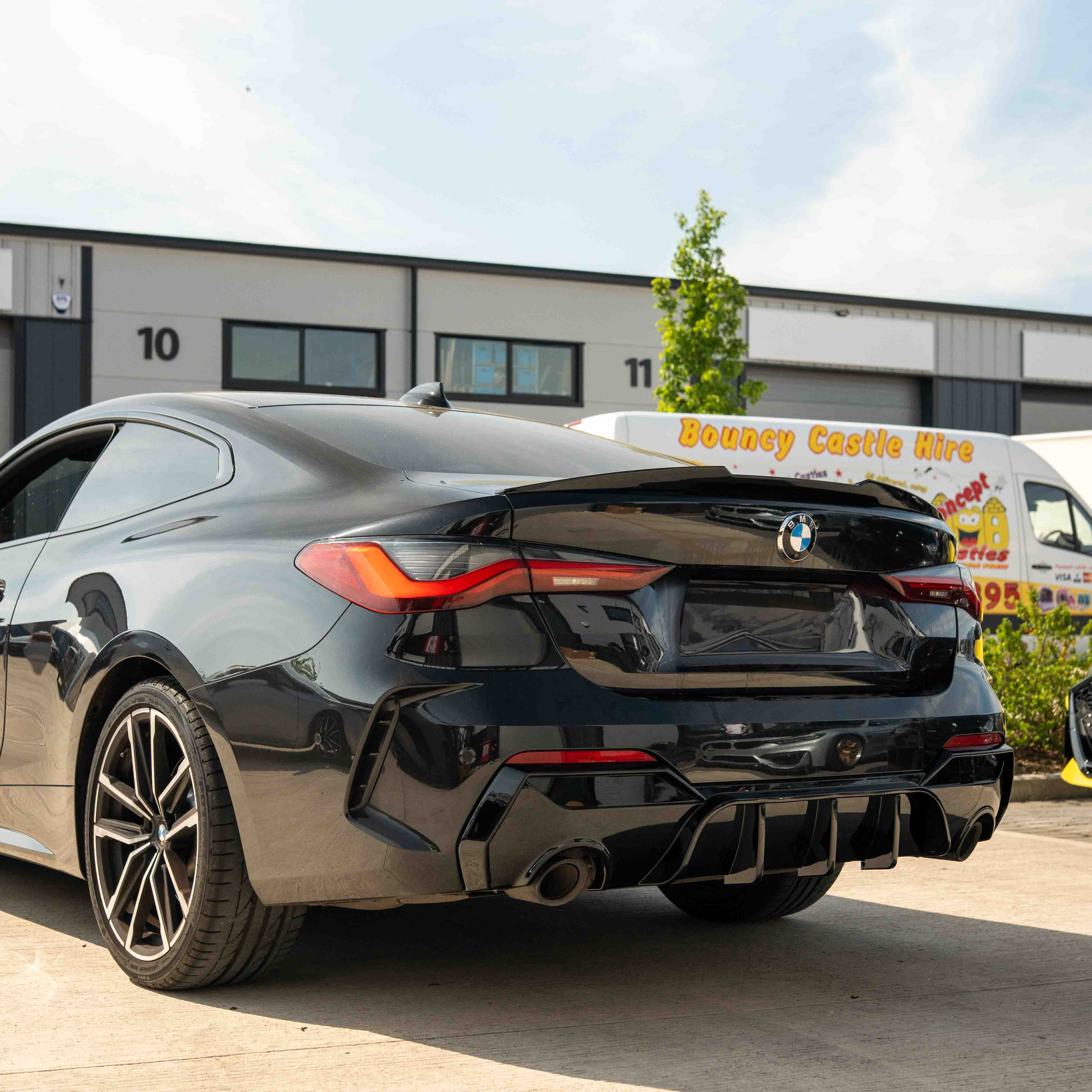 BMW 4 SERIES G22 GLOSS BLACK SPOILER - MP STYLE