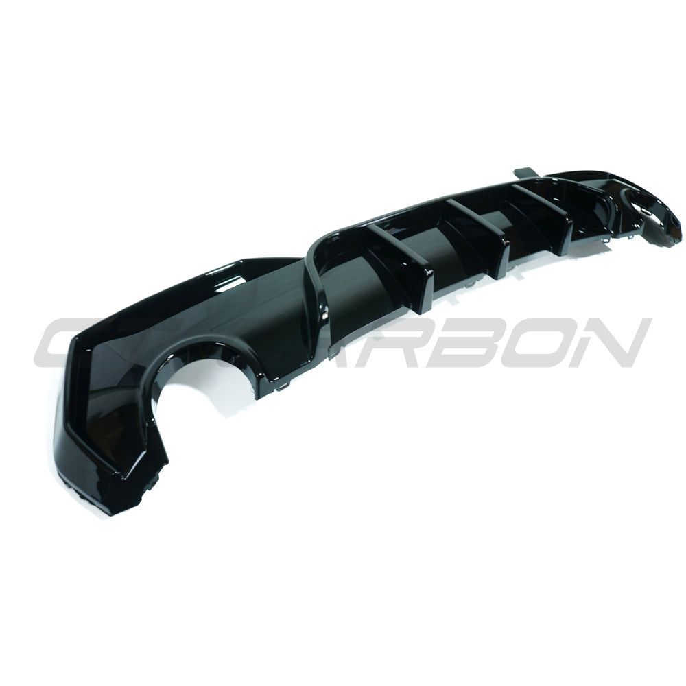 BMW G22/G23 4 SERIES 2020-2024 PRE LCI GLOSS BLACK ROUND TIP DIFFUSER