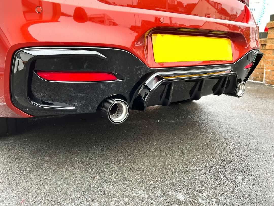 BLAK BY CT DIFFUSER BMW F20/F21 1 SERIES LCI GLOSS BLACK DIFFUSER