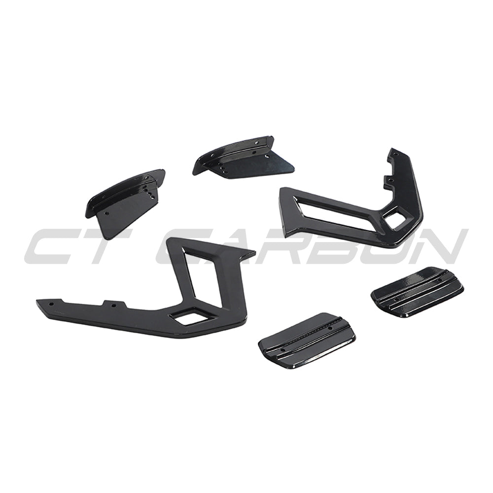 BMW F87 M2/M2C & F22 2 SERIES CARBON FIBRE SWAN NECK WING - V8 - CT DESIGN