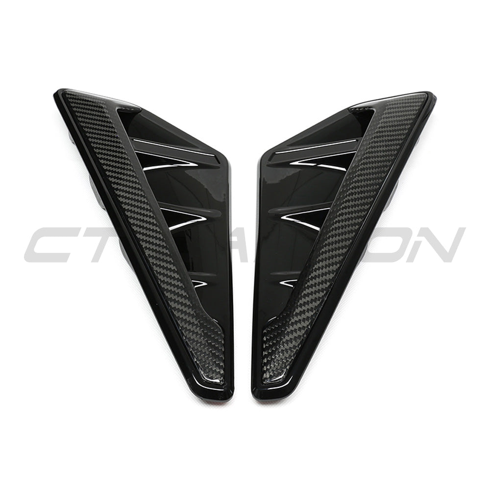 BMW F95 X5M 2019-2022 (PRE-LCI) CARBON FIBRE FRONT FENDER TRIM