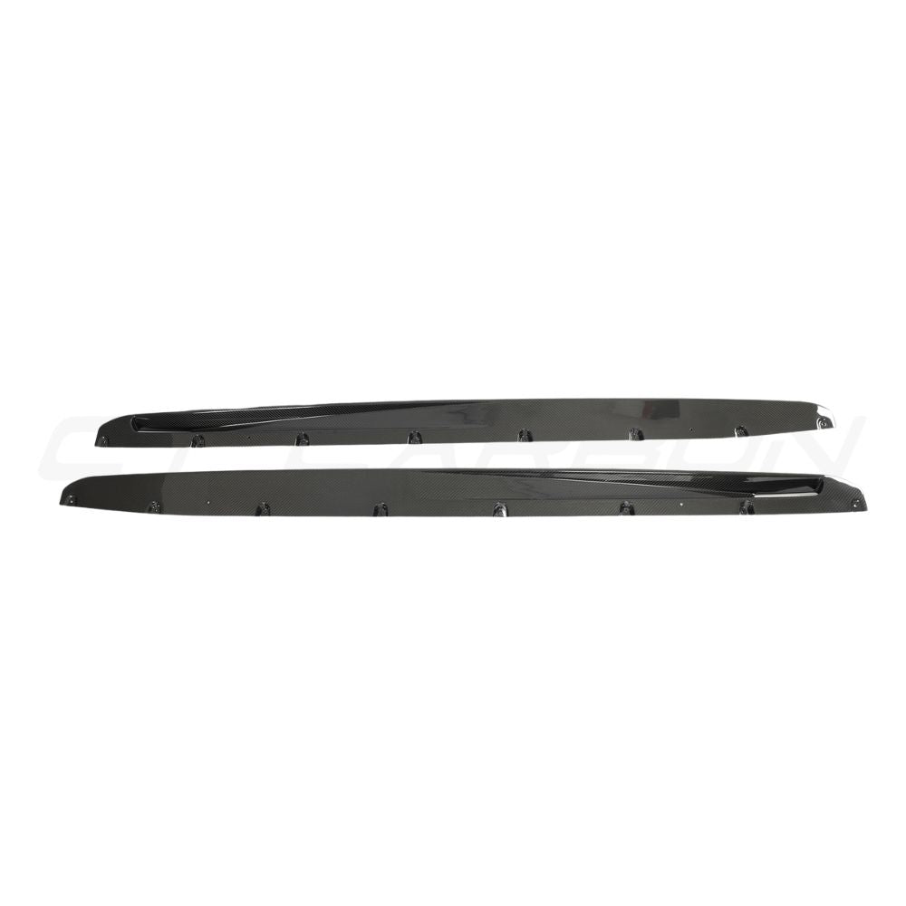 BMW F95 X5M & G05 X5 2018+ CARBON FIBRE SIDE SKIRTS - CT DESIGN