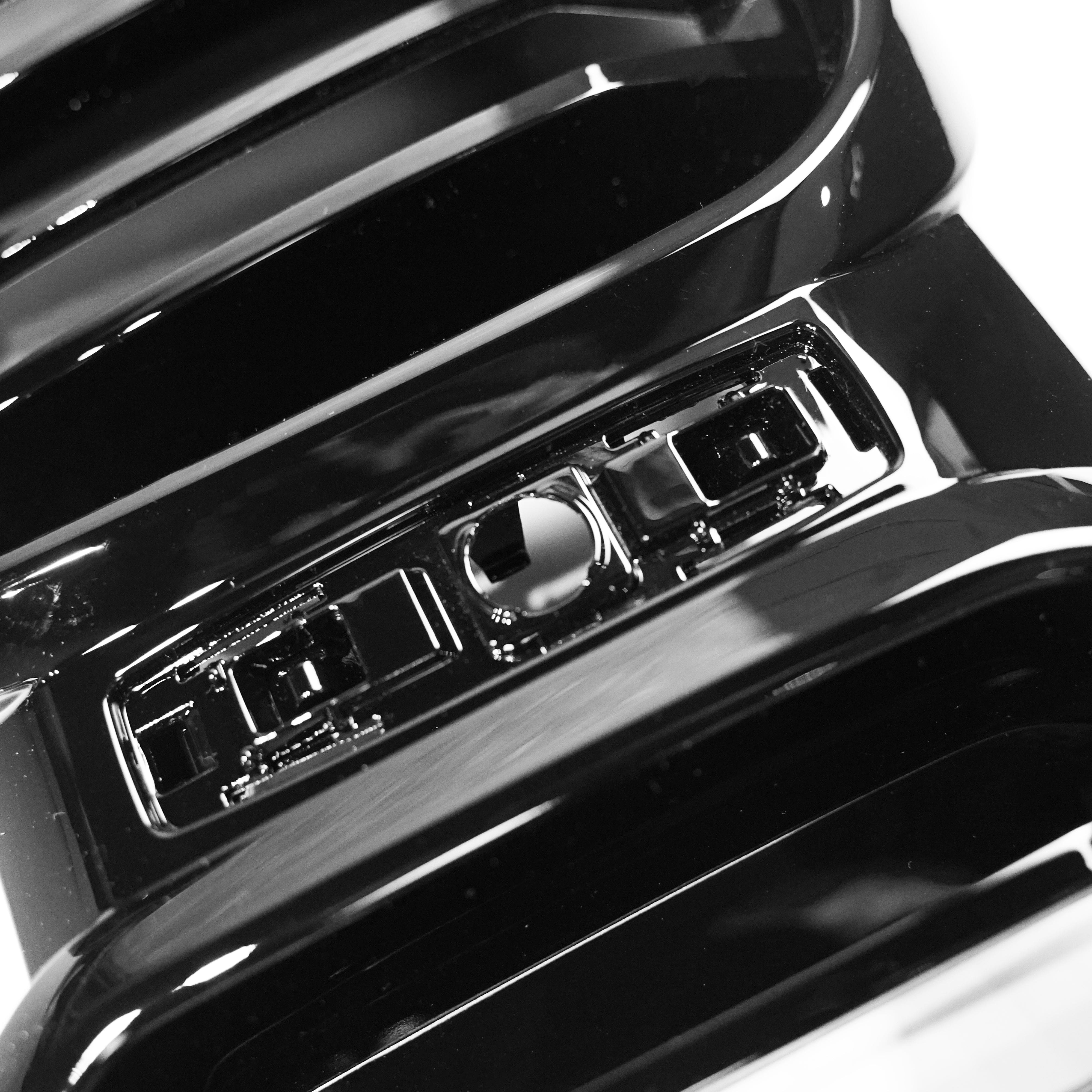 BLAK BY CT GRILLE BMW G02 X4 & G01 X3 LCI DOUBLE SLAT BLACK GRILLE - BLAK BY CT CARBON