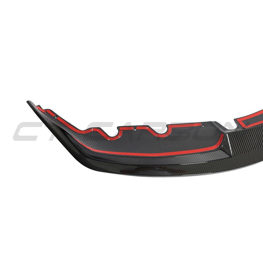 BMW G87 M2 CARBON FIBRE SPLITTER - V4 - CT DESIGN