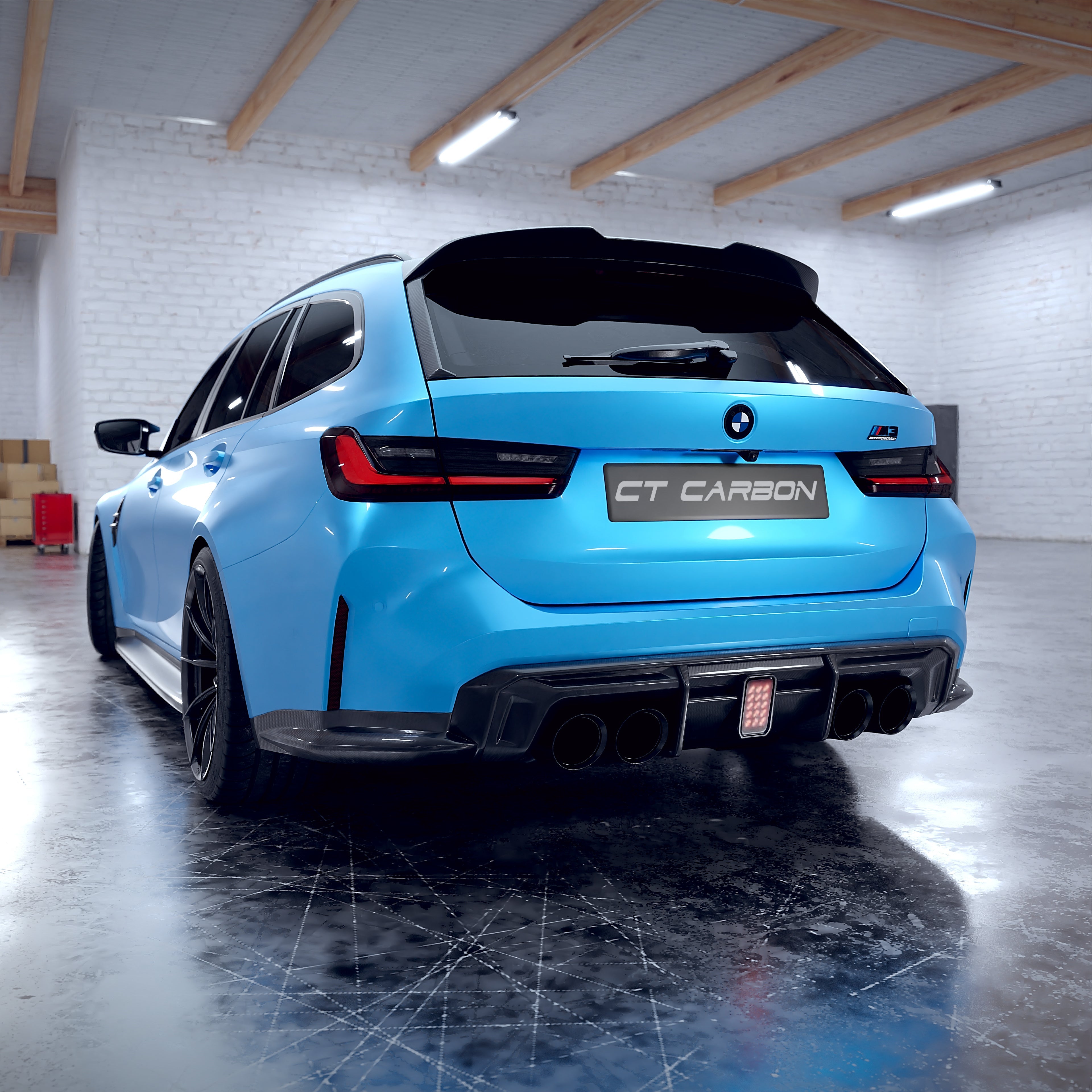 BMW M3 G81 CARBON FIBRE SPOILER - V1 - CT DESIGN